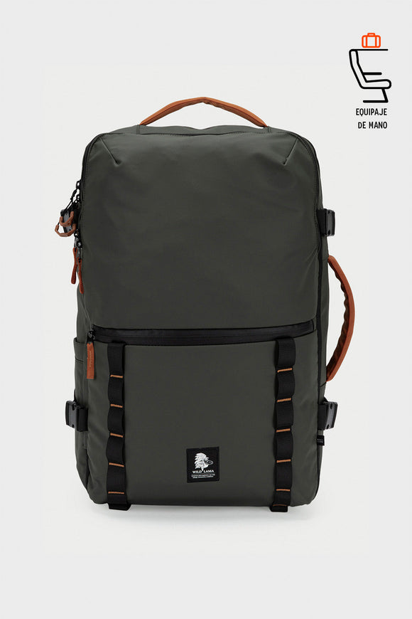 Mochila Travel Baku L Reciclada Verde 44L.