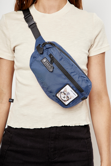 Banano Animal Reciclado Azul - 0