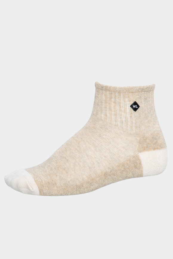 Calcetines Pack Halo Orgánicos Beige Mujer
