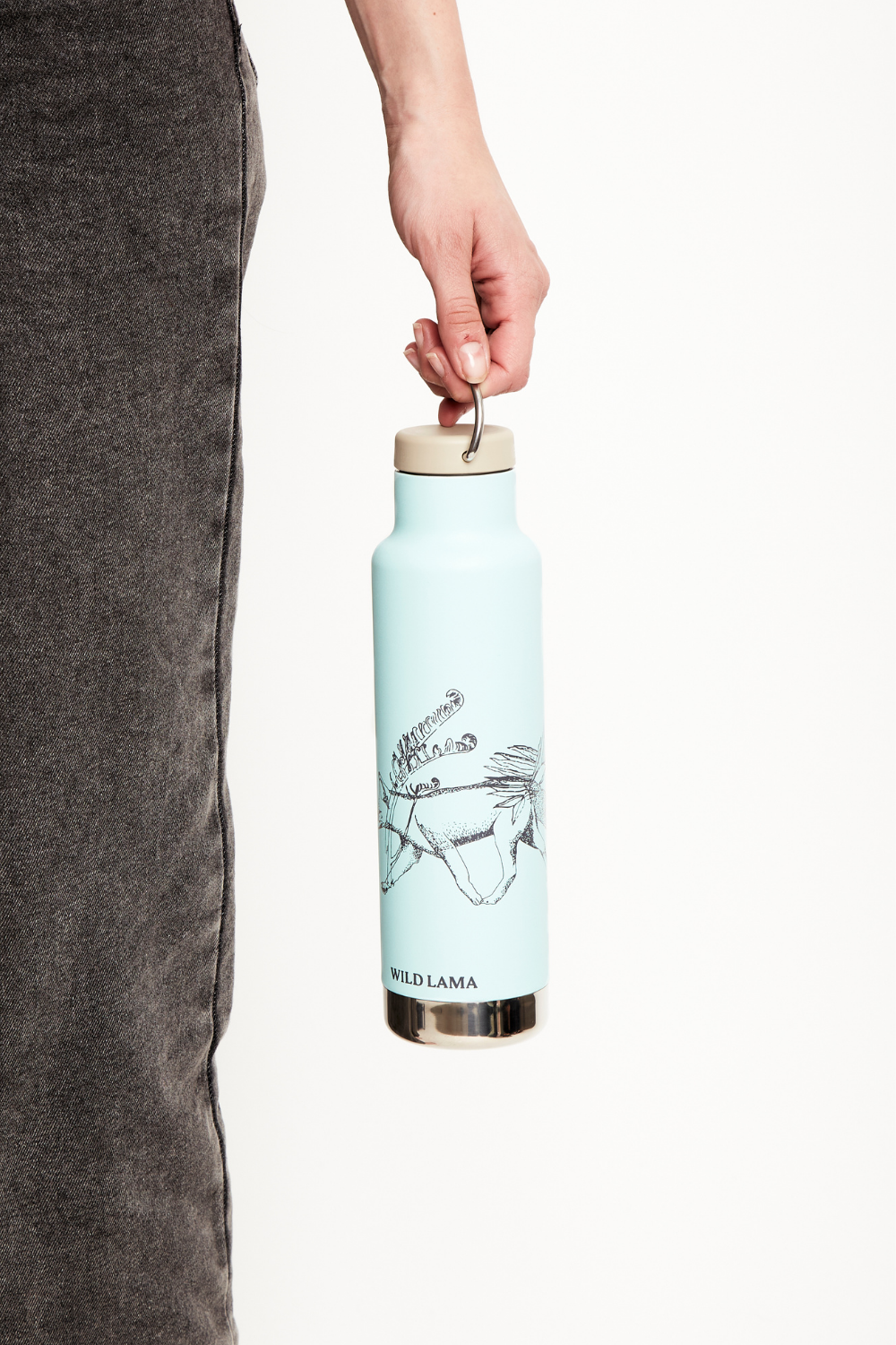 Botella Insulated Reciclada Zorro Celeste - 0