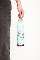Botella Insulated Reciclada Zorro Celeste x Klean Kanteen-2