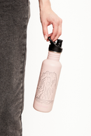 Botella Sport Reciclada Torres Rosada x Klean Kanteen-2