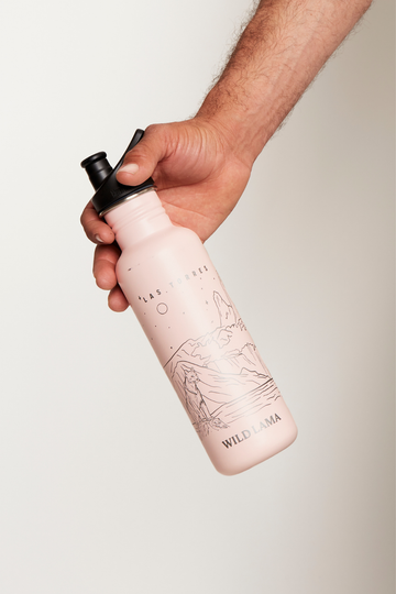 Botella Sport Reciclada Torres Rosada x Klean Kanteen