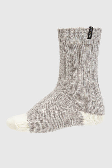 Calcetín Lana Merino Tepe Beige - 0
