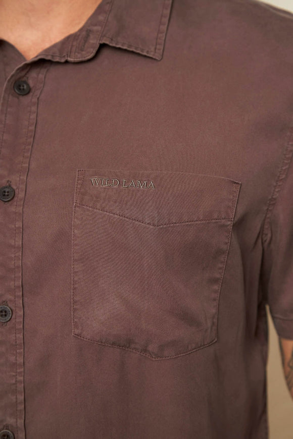 Camisa Jim Café Hombre