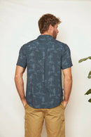 Camisa Mero Árboles Azul Hombre-4