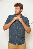 Camisa Mero Árboles Azul Hombre-6