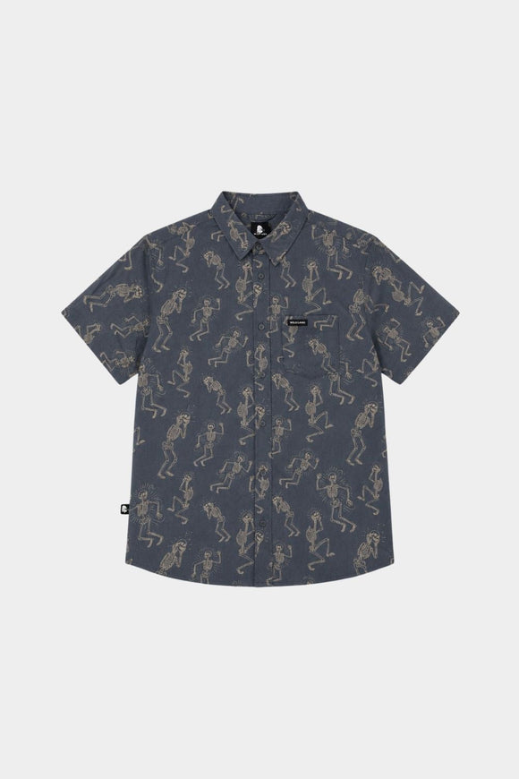 Camisa Mero Calavera Negra  Hombre