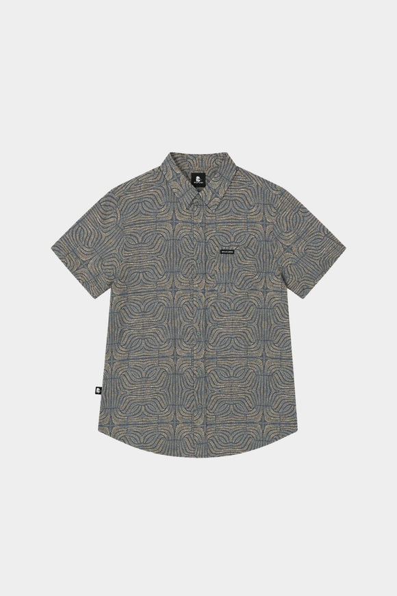 Camisa Mero Ondas Verde Hombre