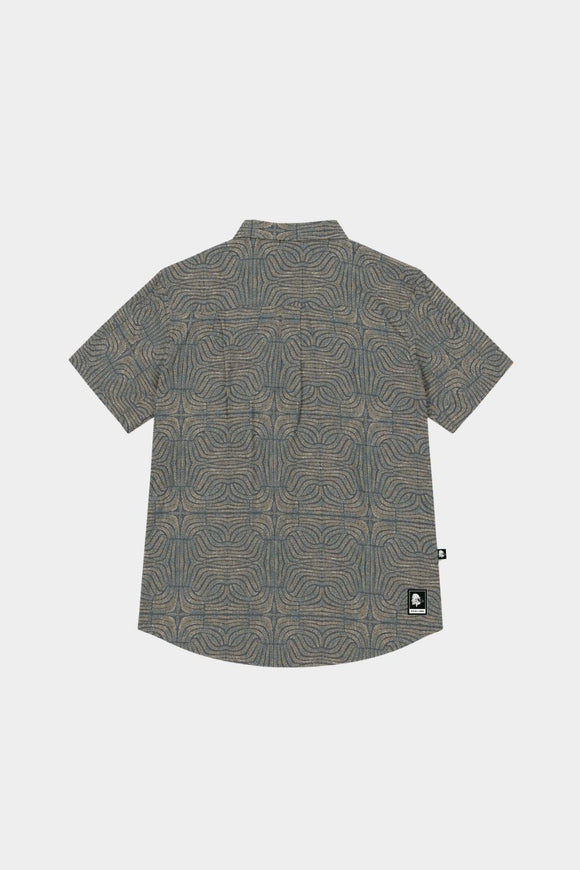 Camisa Mero Ondas Verde Hombre