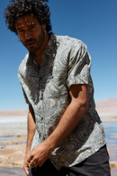 Camisa Mero Paisley Azul Hombre ECOVERO™-1