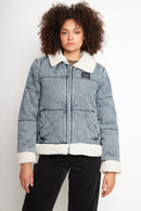 Chaqueta Sur Puffa Orgánica Denim Mujer-4