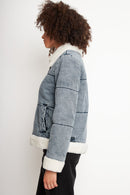 Chaqueta Sur Puffa Orgánica Denim Mujer-5