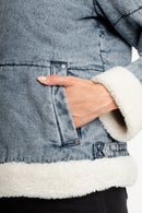 Chaqueta Sur Puffa Orgánica Denim Mujer-7