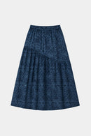 Falda Ina Print Azul Mujer-7