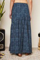 Falda Ina Print Azul Mujer-4