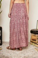 Falda Ina Print Burdeo Mujer-3