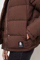Parka Essential Reciclada Café Mujer-3