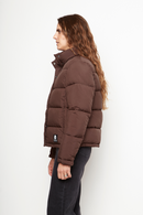Parka Essential Reciclada Café Mujer-6