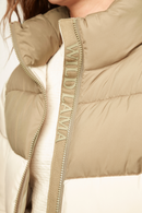 Parka Essential Reciclada Café Claro y Beige Mujer-6
