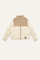 Parka Essential Reciclada Café Claro y Beige Mujer-7