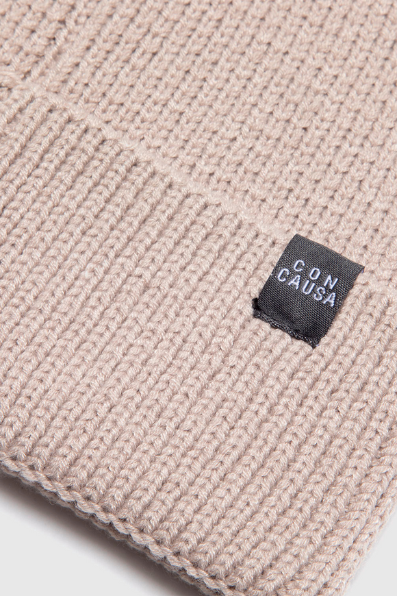 Gorro Neve Con Causa Reciclado Beige Kids
