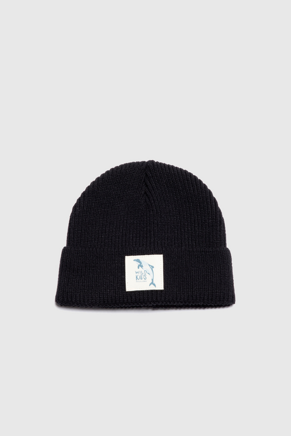 Gorro Neve Con Causa Reciclado Negro Kids