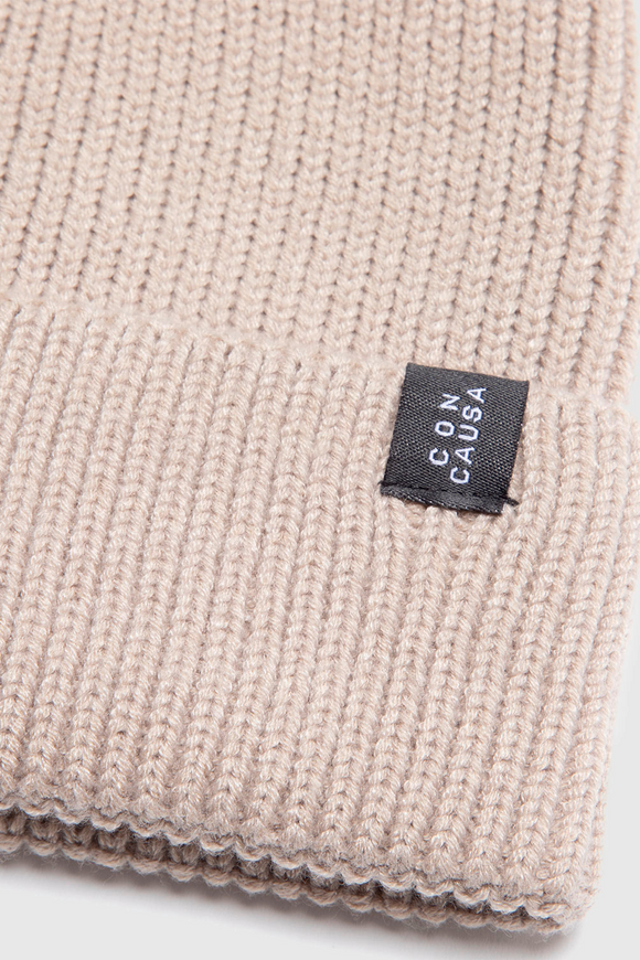 Gorro Neve Con Causa Reciclado Rosado Kids