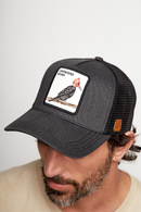 Jockey Carpintero Orgánico Negro Lavado-8