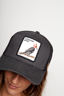 Jockey Carpintero Orgánico Negro Lavado-7