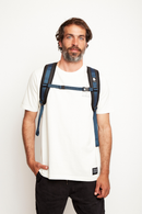 Mochila Travel Oca Reciclada Negra y Azul 27 Lts.-4