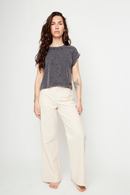 Pantalón Esme Orgánico Beige Mujer-2
