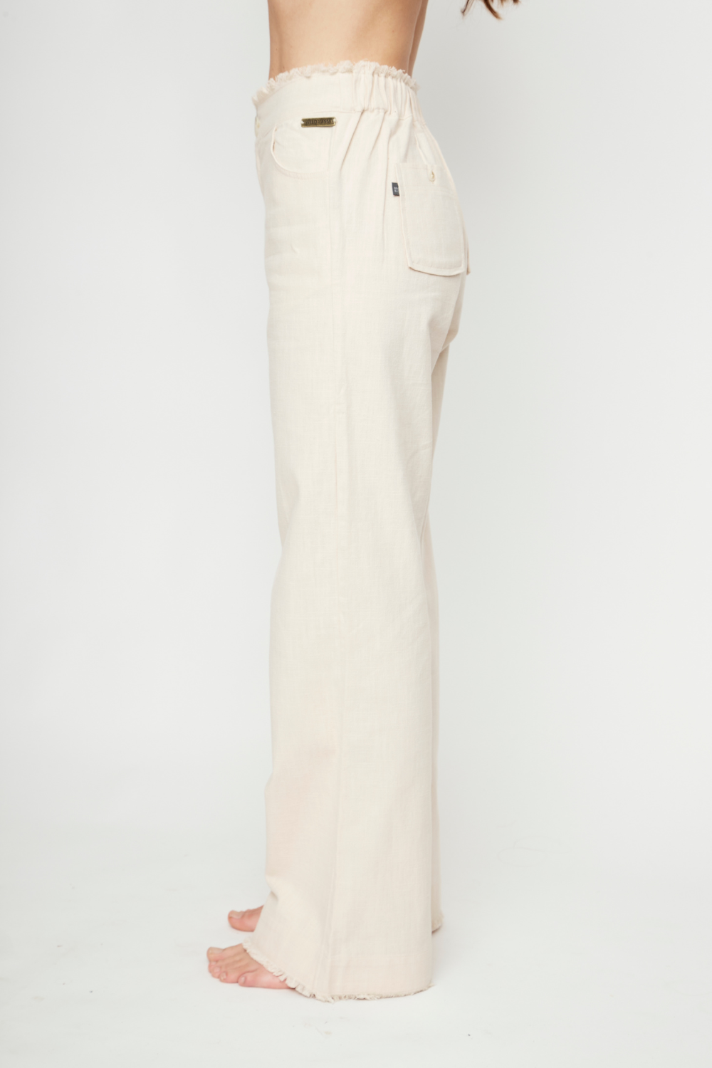 Pantalón Esme Orgánico Beige Mujer