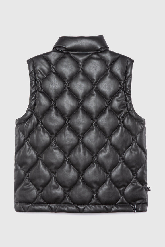 Parka Aines Sin Mangas Reciclada Negro Mujer