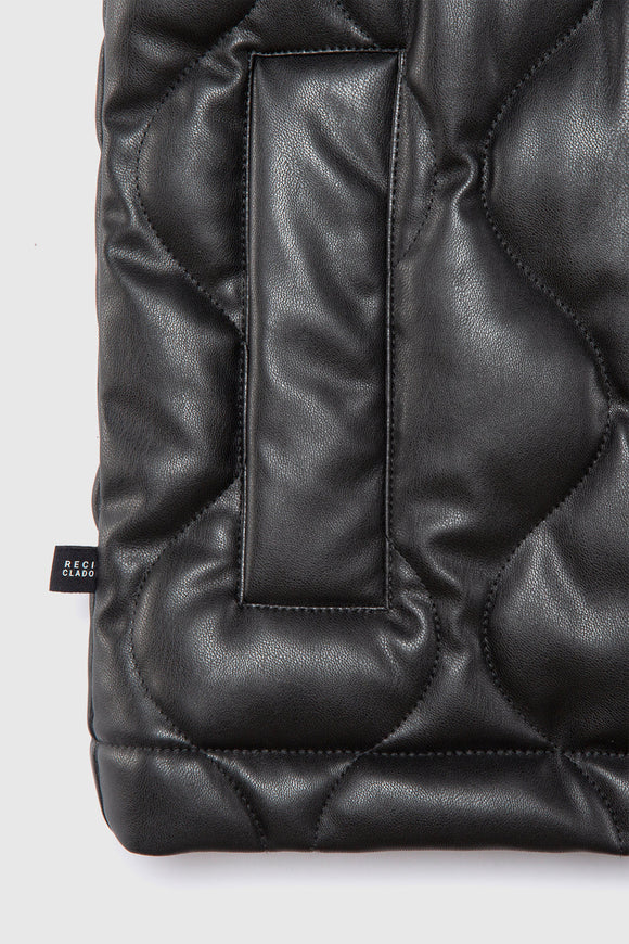 Parka Aines Sin Mangas Reciclada Negro Mujer