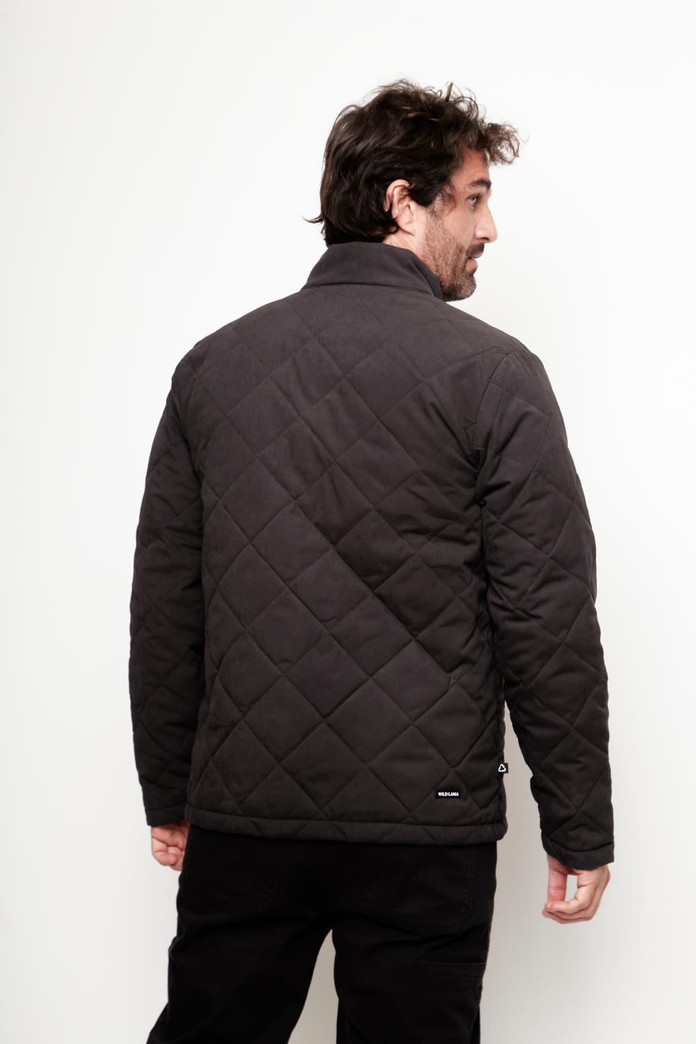 Parka Baker Reciclada Negro Hombre