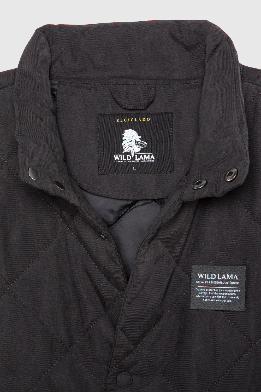 Parka Baker Reciclada Negro Hombre