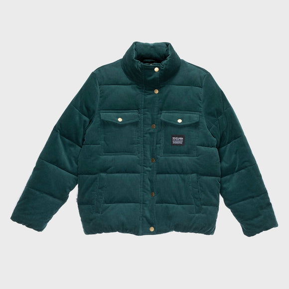 Parka Chic Puffa Orgánica Petróleo Mujer