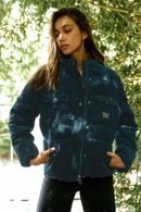 Parka Chic Puffa Orgánica Petróleo Mujer-1