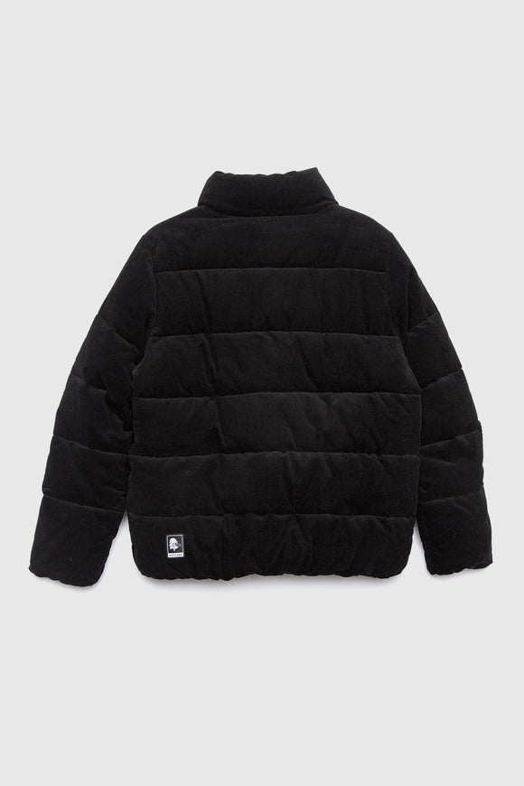 Parka Chic Puffa Orgánica Negra Mujer