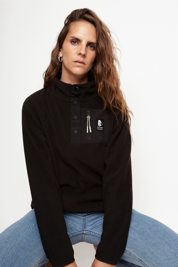 Polar Lava Reciclado Negro Mujer - 0