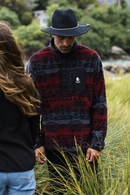 Polar Lava Reciclado Burdeo Full Print Hombre-1