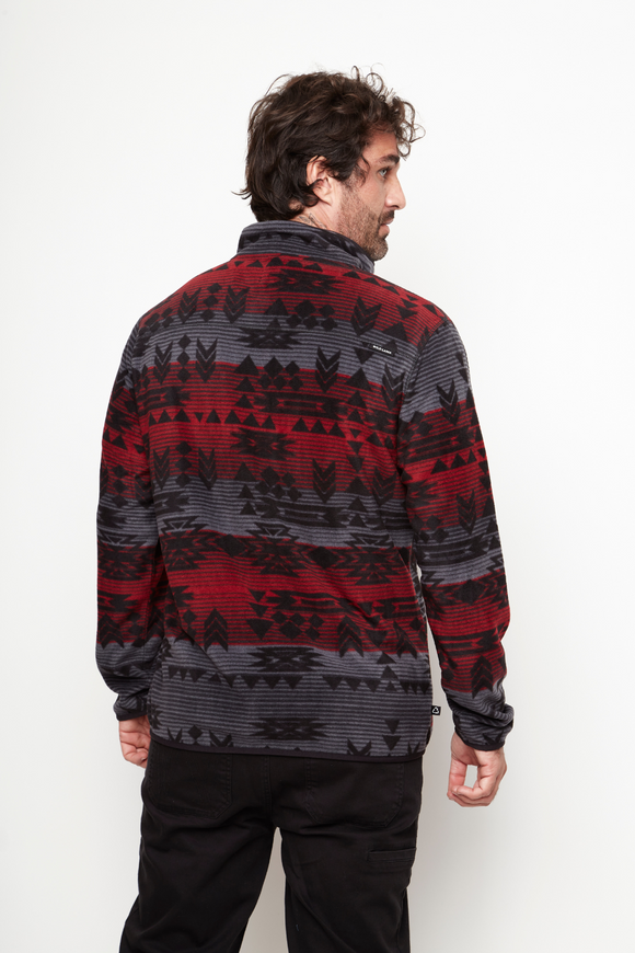 Polar Lava Reciclado Burdeo Full Print Hombre