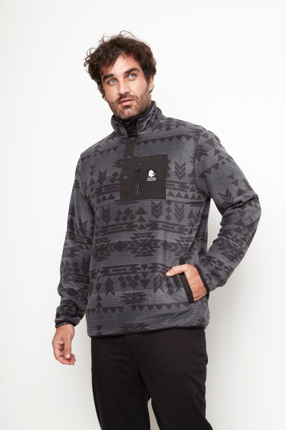 Polar Lava Reciclado Gris Print Hombre