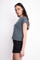 Polera Elis Orgánica Petróleo Mujer-4