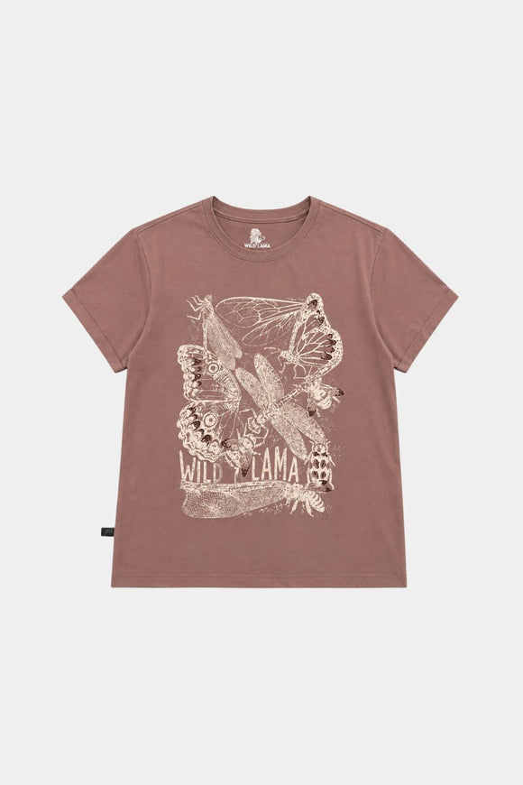 Polera Mira Orgánica Rosada Mujer