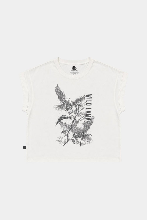 Polera Nirva Orgánica Blanca Mujer