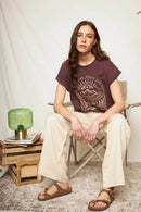 Polera Nirva Orgánica Burdeo Mujer-6