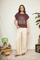 Polera Nirva Orgánica Burdeo Mujer-2