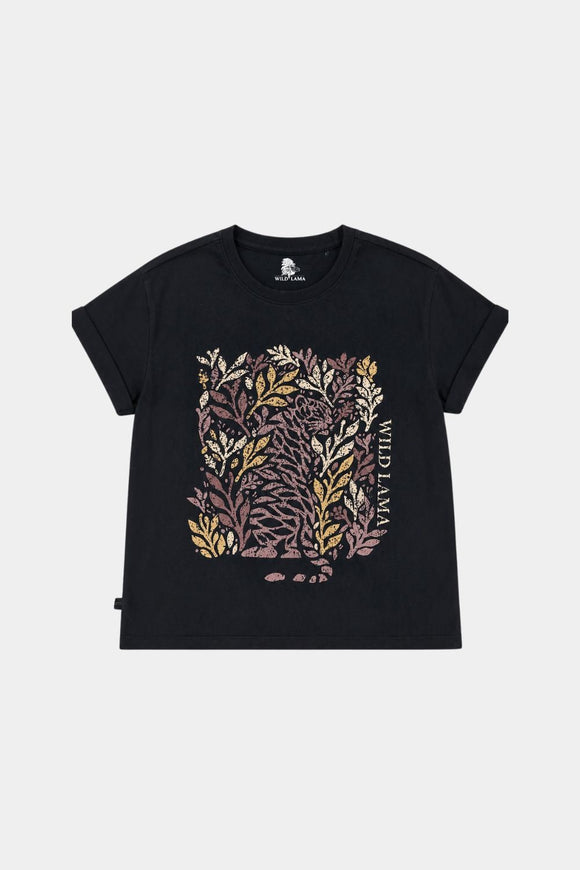 Polera Nirva Orgánica Negra Mujer